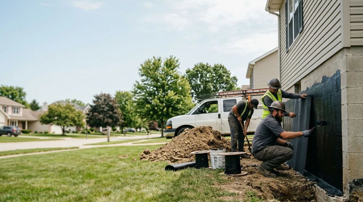 Basement Waterproofing in Indianola, IL near me